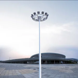 Customized 15m 20m 25m 30m High Pole Light High Mast Lighting Pole