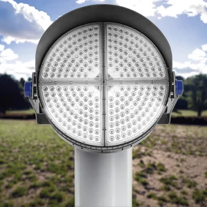 Customized 600W High Brightness LED Ceiling Training Flood Light IP67 Aluminum Lamp Body CE Certified Remote Control Adjustable