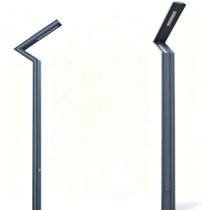 Customized Height 3m-8m Modern LED Garden Light Outdoor Architectural Landscape Pole Lamp
