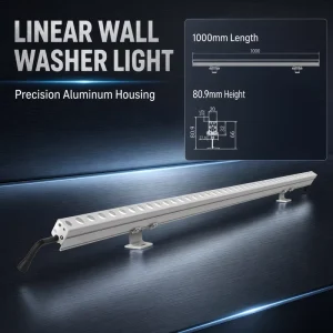 Customized IP67 Waterproof Aluminum Addressable RGB Wall Washers