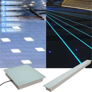 Customized LED Brick Lights 12W Low Voltage 24V IP67 Waterproof Hardwired Landscape Lighting Park Driveway Pathway Paver Light
