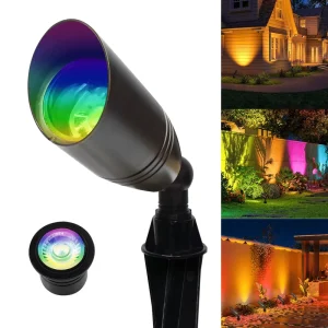 Customized Modern MR16 IP65 24V Spot Light LED Input LED Up Spot Light RGBW Smart APP Control