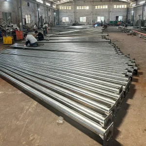 Customized Outdoor 4M 6M 7M 8M 9M 10M Dual Arm Single Arm Galvanized Steel Solar Street Lamp Post