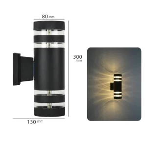 Cylinder Waterproof LED Sconce Light Design Modern Creative Retro Outdoor Wall Lamps for Home Living Room Hotel