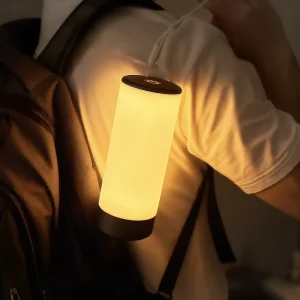 Cylindrical USB Rechargeable Touch-Control Cordless Bedside Table Lamp