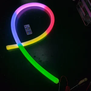 D22 D25mm 360degree IP67 Waterproof Neon Flex RGB Round Tube Neon Strip Light for Decoration