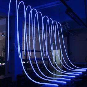 D25 LED IP65 RGB Decoration Neon Light 360 Degree DMX SPI Flex Strip Black Neon Pixel Tube Light for Club Party Wedding 1M~10M