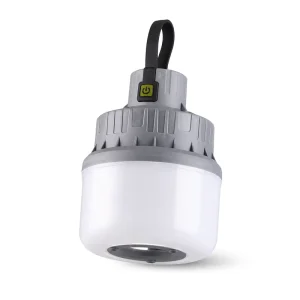 D42-2 Rechargeable LED Camping Lantern Outdoor Portable Emergency Spotlight with USB Power Bank Output 1800mAh ABS IP44