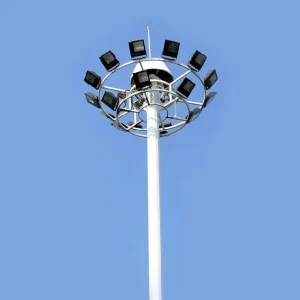 DAWN Factory Sales High Mast Light Pole 8M 10M 12M 15M 20M 25M Folding Stadium Light Poles for Football Stadiums
