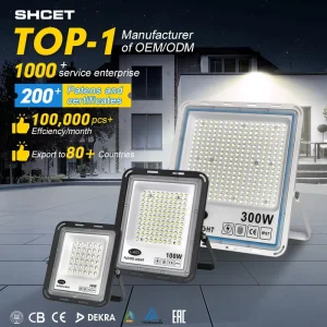 DC AC 85V-265V Waterproof Led Reflector Lamp 10W 30W 50W 100W 200W 300W Portable Led Flood Light IP66 Outdoor Flood Light
