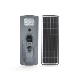 DC Outdoor IP65 Waterproof 100W All in One Solar Road Street Light with 6000-6500K Color Temp 4500lm for Garden & Landscape Use