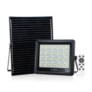 DC Rechargeable Projector 30W 50W 100W 150W 200W 300W 400W 500W ABS Housing Solar Floodlight Outdoor IP65 LED Flood Light