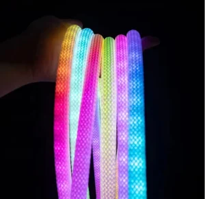 DC12 24V IP67 Outdoor Indoor Addressable RGB RGBIC 360 Degree Led Pixel Led Light Tube Led Neon Rope Light RGB