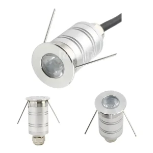 DC12-24V Inground Light IP67 Waterproof 1W 3W LED Underground LED Downlight Ceiling Recessed COB LED Down Light