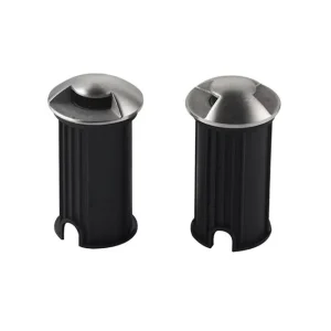 DC24V 2W Round LED Underground Paving Light Waterproof Stainless Steel Turtle Back Light Outdoor Lights