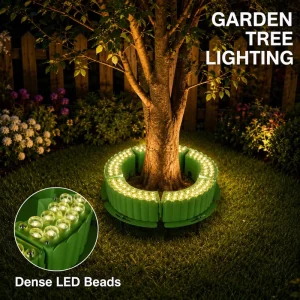 DC24V AC 12W IP67 RGB LED Tree Ring Light for Garden Outdoor Landscape with Aluminum Construction