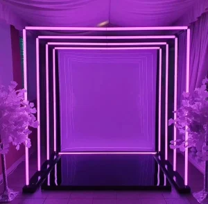 DC24V LED Pixel Tube Bar Light, 5050 RGB SK6812 Chip, Artnet DMX Control for Party, Wedding, and Stage Decoration