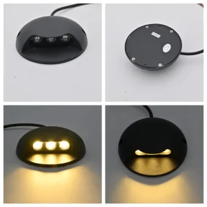 DC24V Outdoor IP65 Waterproof LED Step Garden Lights for Pathway Stair Wall Step Lighting Aluminum Construction