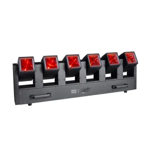 DJ LED Stage Light Concert Wall Washer 6*60W RGBW 4-in-1 Individually Oscillating Focused Beam DMX512