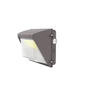 DLC Certification LED Wall Pack 3CCT Commercial Outdoor Mini Adjustable 40W 80W LED Wall Lamp Light with 5-Year Warranty