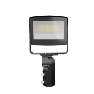 DLC Certified LED Flood Light 150W Aluminum Body IP65 Waterproof Theme Park Outdoor Use 5 Year Warranty Color Customized