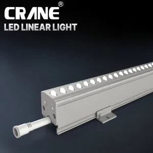DMX Addressable RGB LED Wall Washer IP65 Aluminum Linear Light CRI 90 for Building and Hotel Use