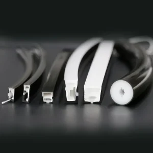 DMX Black 360 Rgbw Led Silicone Tube Neon Flex Dj Lights Programmable D30 D22 Neon Rope Tube Black Neon Led Strip