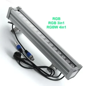 DMX Control 30W 4-in-1 Full Aluminum IP66 LED Strip Bar Light Wall Washer