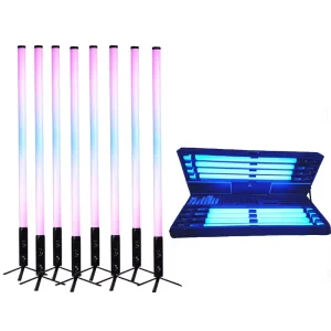 DMX WIFI Control Outdoor Stage Light Wireless Pixel Tube Battery Light for Show Bar Night Club Wedding Theater Dj Disco Party