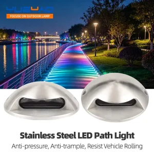 DMX512 Programmable LED Stainless Steel Path Recessed Turtle Lamp Scenic Dynamic Landscape IP66 Waterproof