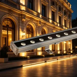 DMX512 RGB LED Wall Washer Light IP65 Aluminum Outdoor Facade Bridge Architectural Landscape Lighting