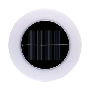 Dailu Outdoor Solar Rainproof Pastoral Style LED Lawn & Pathway Ground Light with Manual & Sensor Control
