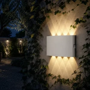Decoration Lighting Gold Wall Light Color up Outdoor Wall Light IP65 Porch Garden Warm White Wall Lamp