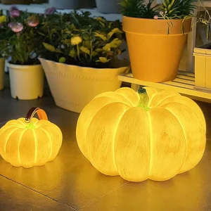Decorative Atmosphere Lawn Lights Outdoor Lawn Lights Pumpkin Waterproof Warm Light Lamps Villa Courtyard Garden Balcony Lights