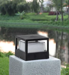 Decorative Garden Light Pillar Main Gate Waterproof Door Pillar Aluminum Outdoor Pillar Light