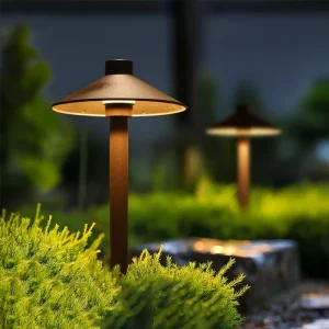 Decorative Outdoor Garden Landscape LED Bollard Street Pathway Waterproof Courtyard Mushroom Lamp