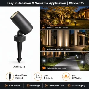 Decorative Waterproof LED Spike Lights for Outdoor Garden Pathway
