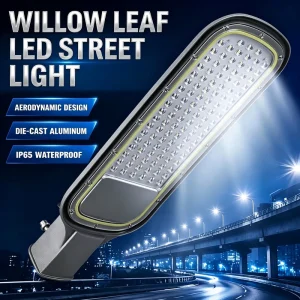 Decorative Willow Leaf LED Street Light Curved Shape 50W-200W for Park Villa Walkway Path Garden Decoration