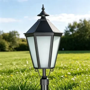 Design IP65 Aluminum LED Garden Solar Lights AC Powered Outdoor Waterproof