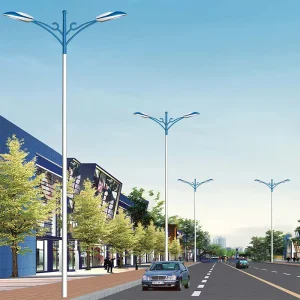 Design Ip66 Outdoor All in One Street Lamp Integrated Led Street Light