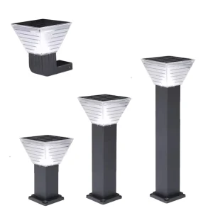 Designer Lamps IP65 Professional Bollard Landscape LED Solar Garden Lights