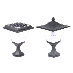 Die-Cast Aluminum IP65 Waterproof Outdoor Solar AC220V LED Pillar Light