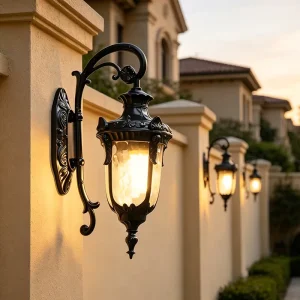 Die Cast Aluminum Outdoor LED Wall Light with Glass Diffuser Waterproof for Garden & Street Mountable