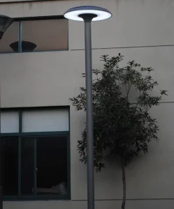 Die-Casting Aluminum Shell IP65 Waterproof Mushroom Shape LED Garden Post Top Lamp 40W 50W 60W