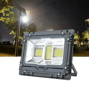 Die-casting Aluminum IP67 Waterproof Outdoor Solar RGB LED Flood Light 60-800W 120 Beam Angle 6500-7500K