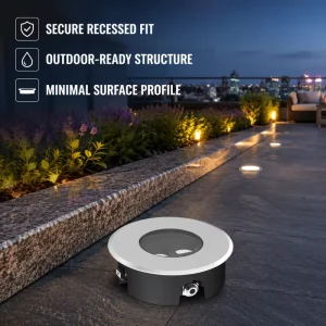 Dimmable LED Underground Light IP67 Waterproof Outdoor 6W DC24V 0 10V Dimming Garden Buried Inground Lamp
