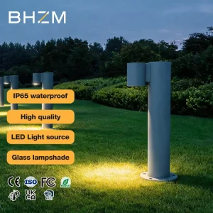 Dimmable Park Pathway Lawn Light Aluminum Baked Fluorocarbon Powder Surface IP65 Waterproof 5W LED Lawn Lights
