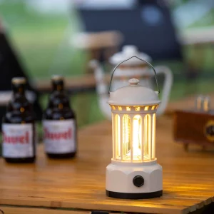 Dimmable USB-Rechargeable Portable LED Camping Lantern for Tents