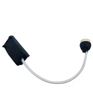 Direct Supply Screw Black Belt Flashlight Terminal Wiring Accessories 15CM Plastic GU10 Lamp Cap Lampholder