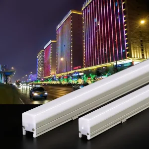 Dmx512 Rgb Linear Light Led Exterior Wall Building Lighting Rgbw Exterior Strip Led Tubes
